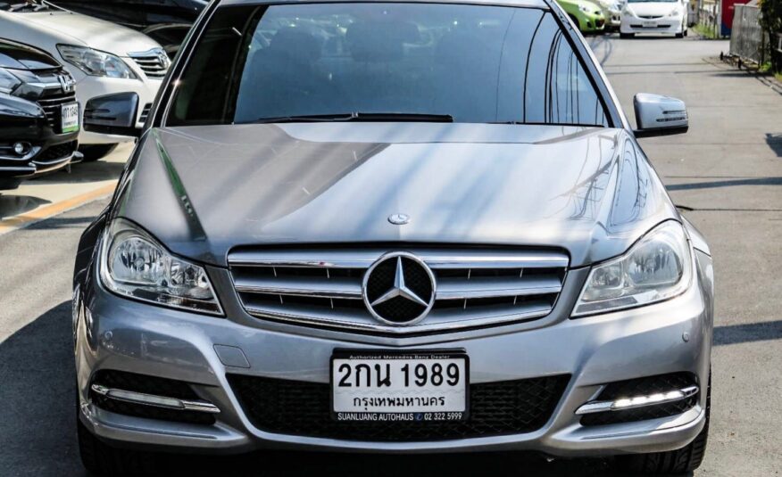 2012 MERCEDES-BENZ C200 1.8 W204 (ปี 08-14) STYLE SEDAN AT