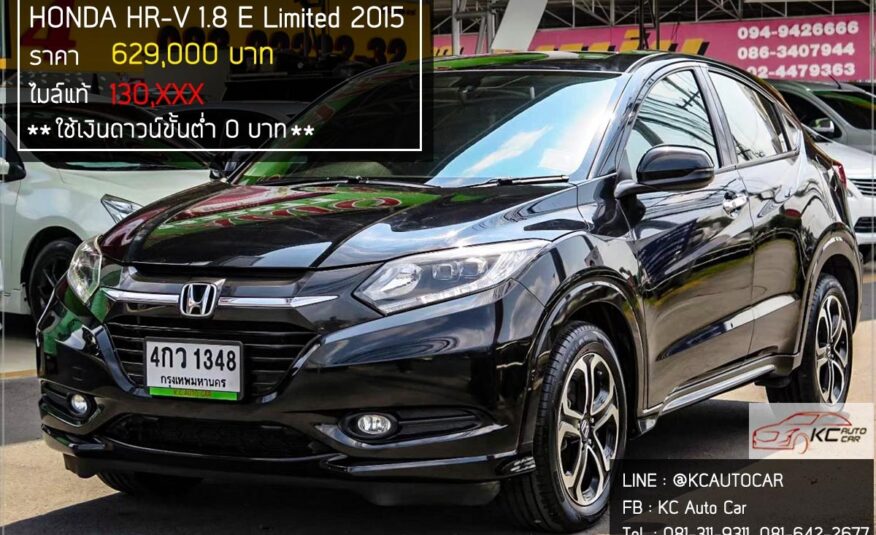 2015 HONDA HR-V 1.8 E LIMITED